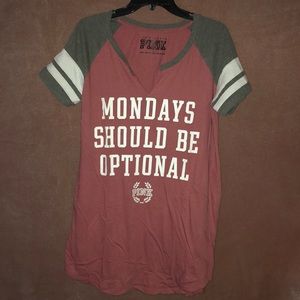 PINK Sleep T-Shirt Dress